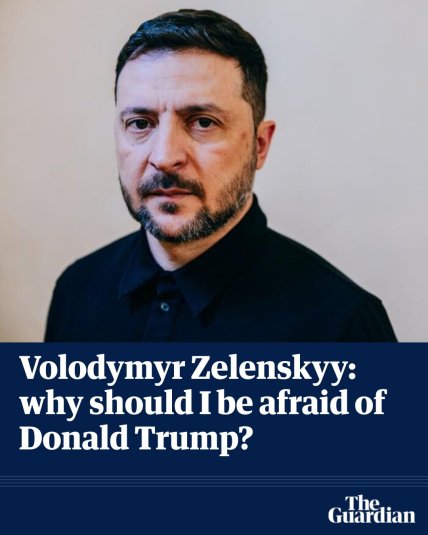 Почему я должен бояться Дональда Трампа, спросил Зеленский в интервью The Guardian.