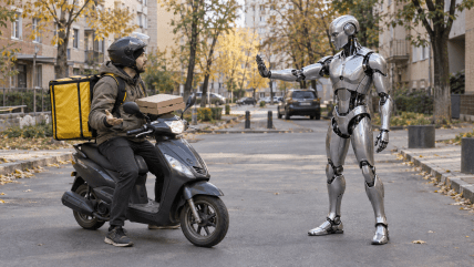 Доставщик Glovo