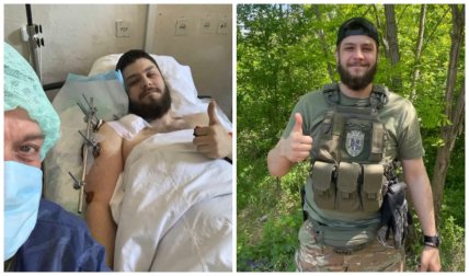 Олег Тягнибок вместе с сыном