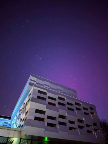 Северное сияние во Леве 20 января