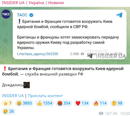 Реакція мережі