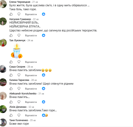 Коментарі із соціальних мереж