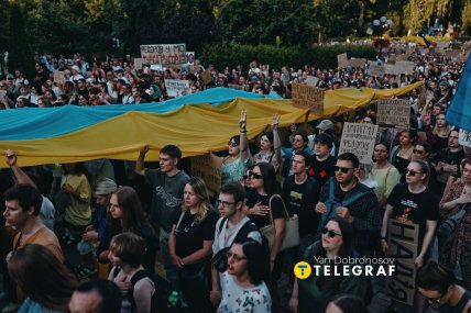 Марш «За диалог и реформы в оборонной сфере». Фото: Ян Доброносов/"Телеграф"