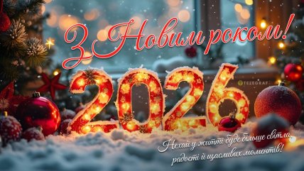 Листівки з Новим роком 2026