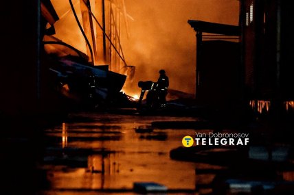 Пожежа через удар Росії по Києву 25.10.2025