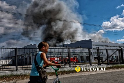 Наслідки ворожої атаки. Фото: Ян Доброносов "Телеграф"