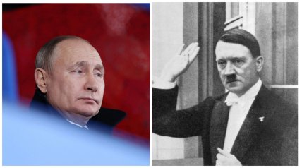 Владимир Путин и Адольф Гитлер
