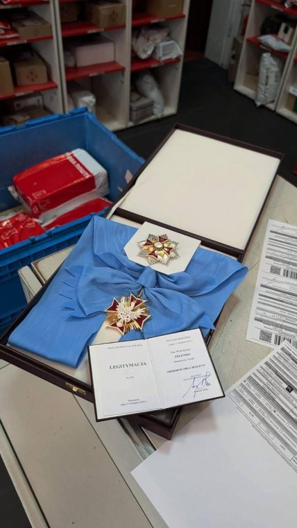 Зеленский вернул Орден Белого Орла в Польшу