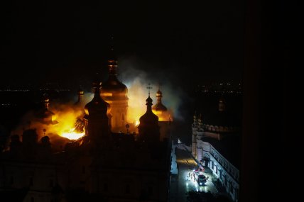 Наслідки удару по Києво-Печерській Лаврі