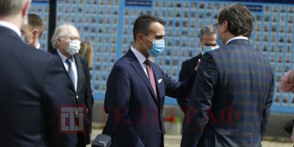Глава МЗС Італії Луїджі Ді Майо в Києві 10.06.2021