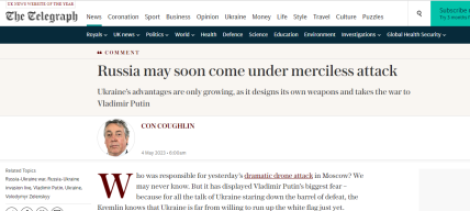 Реакция западных медиа на атаку дронов по кремлю