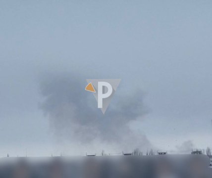 Дим над Кривим Рогом після удару балістики