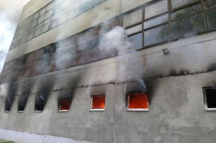 Пожар на складах в Чернигове 3.08.2020