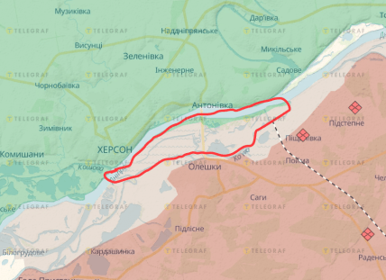 Олексіївський острів на карті