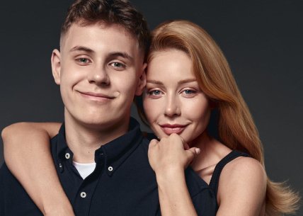 Тина Кароль с сыном Вениамином