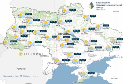 Прогноз погоди на 16 грудня 2025 року