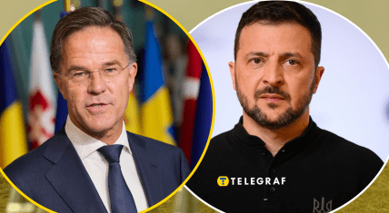 Марк Рютте и Владимир Зеленский