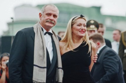 Микита Михалков разом із дружиною Тетяною