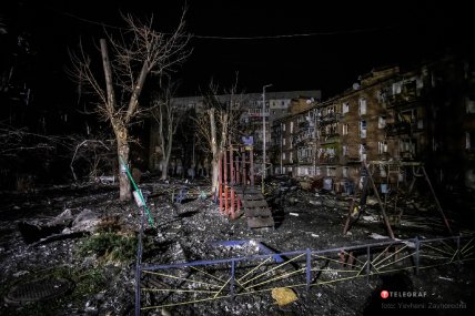 Наслідки ракетного удару по житловому будинку у Вишгороді Київській області 23.11.2022