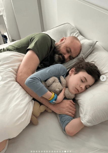 Тимур Хромаев с сыном