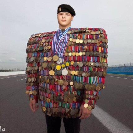 Адам Кадиров у медалях