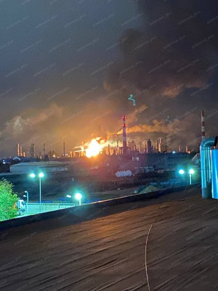 Пожар на Рязанском НПЗ