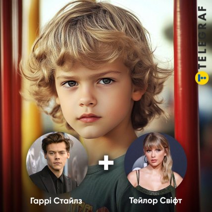 Ребенок Тейлор Свифт и Гарри Стайлса по версии ИИ