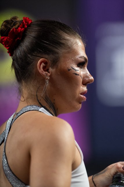 Александра Олейникова на трунире в Румынии