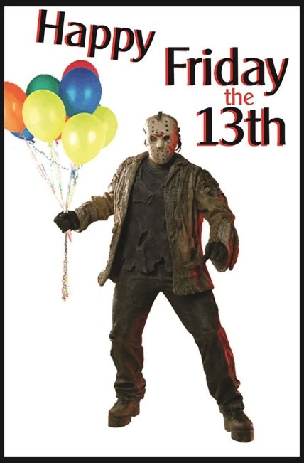 з п’ятницею 13 листівка