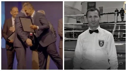 Президент ФБУ Володимир Продивус обіймається з росіянином, ФБУ цього дня повідомило про смерть українського судді від рук окупантів