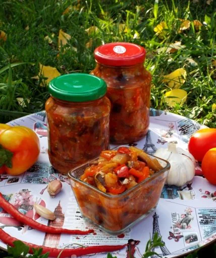 Соте з овочів на зиму