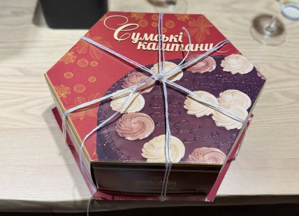 "Подарочный" формат торта "Сумские каштаны"