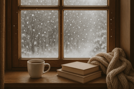 Сніг за вікном