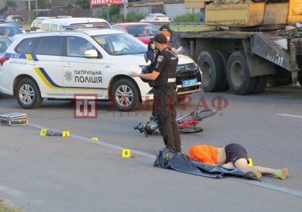ДТП в Киеве на Большой окружной - погиб велосипедист