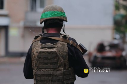 Український захисник в Дружківці