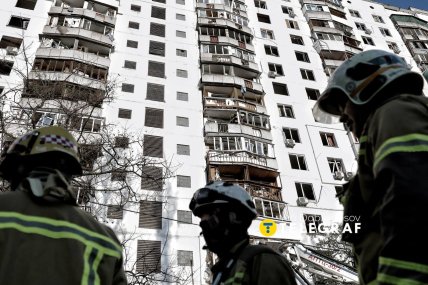 Последствия ночной атаки РФ на Киев