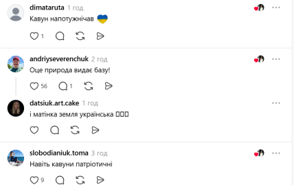 У Threads обговорюють фотографію кавуна