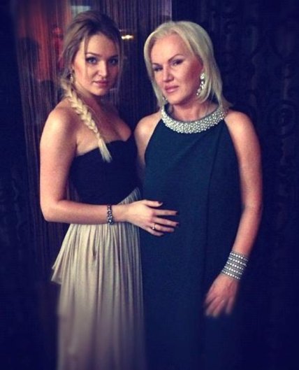 Людмила Добкіна з дочкою Аллою