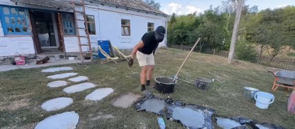 Бетонні роботи зайняли багато часу