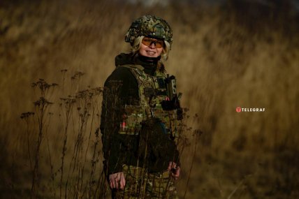 Жінки на фронті в Україні – колишня військова психолог Ольга воює за Бахмут