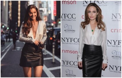 Кожаная юбка