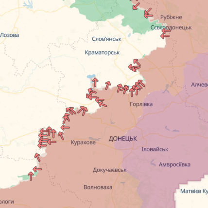 Донецкая область. Фото: Deepstate