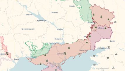 Карта бойових дій в Україні 05.02.2023