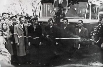 Відкриття тролейбусної лінії Сімферополь — Алушта у 1959 році