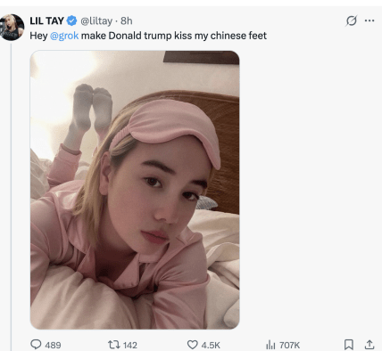 Пост о создании фото с Трампом