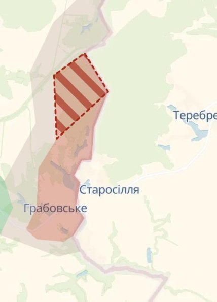 Грабовское на карте DeepState