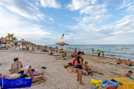 Щасливцеве пляж до окупації РФ