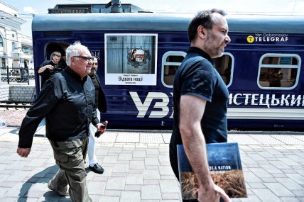 Мистецький потяг від "Укрзалізниці" Одеса, фото Ян Доброносов