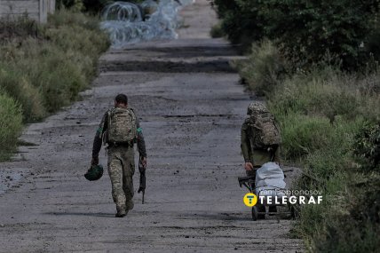 Українські військові у Дружківці. Фото: Ян Доброносов "Телеграф"