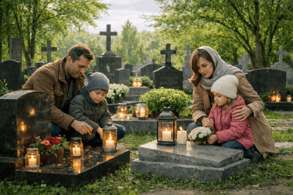 Кладбище, посещение кладбища